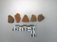 藏品(紅色夾砂陶片)的圖片